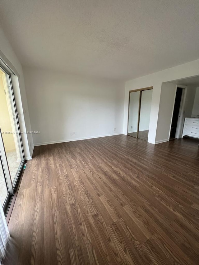 bathroom with hardwood / wood-style floors and vanity