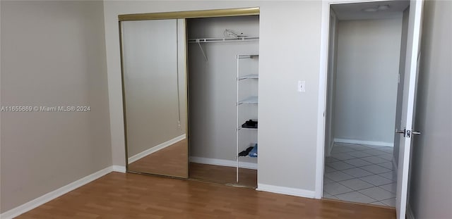 view of closet