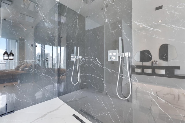 room details with walk in shower