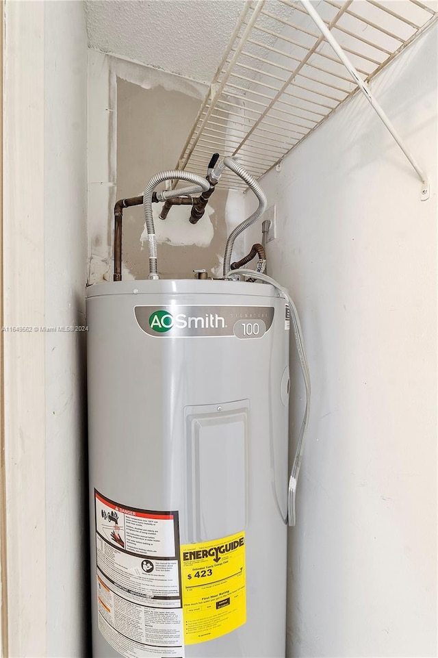 utilities featuring water heater