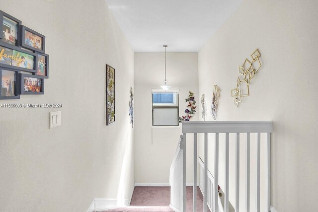 23841 SW 118th Pl, Homestead, FL 33032 - staircase with carpet and baseboards