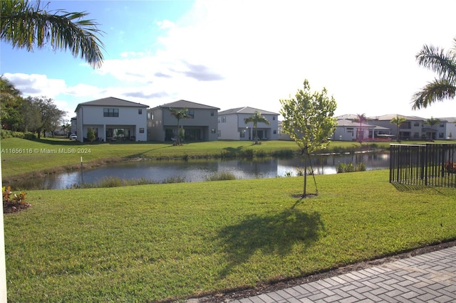 view of water feature