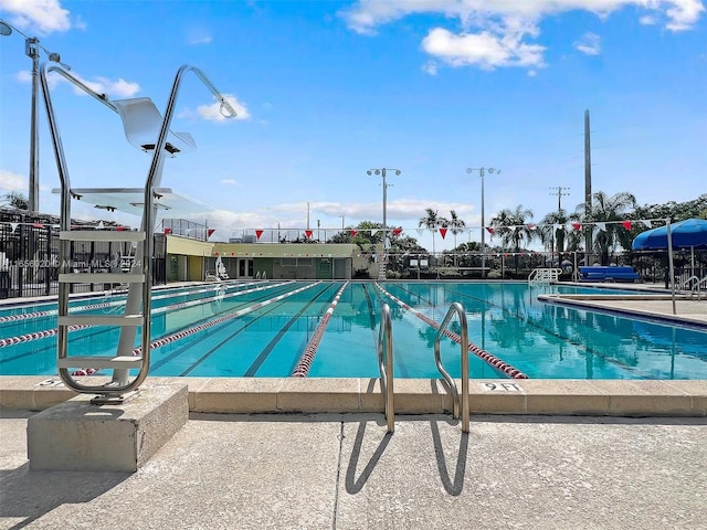 view of pool