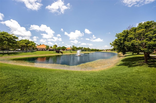 property view of water