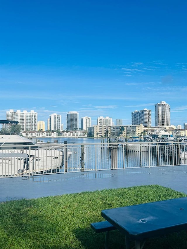 exterior space featuring a city view