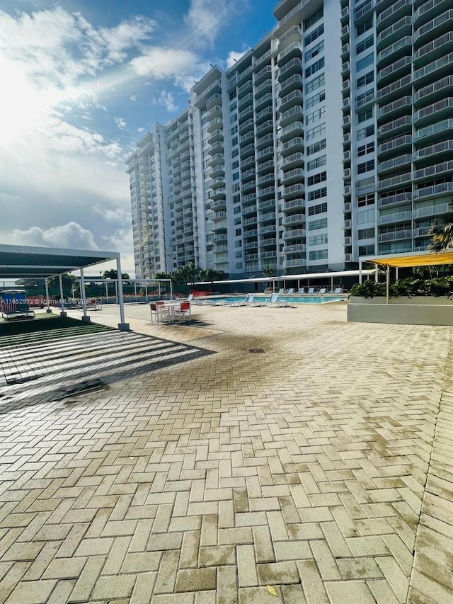 view of community
