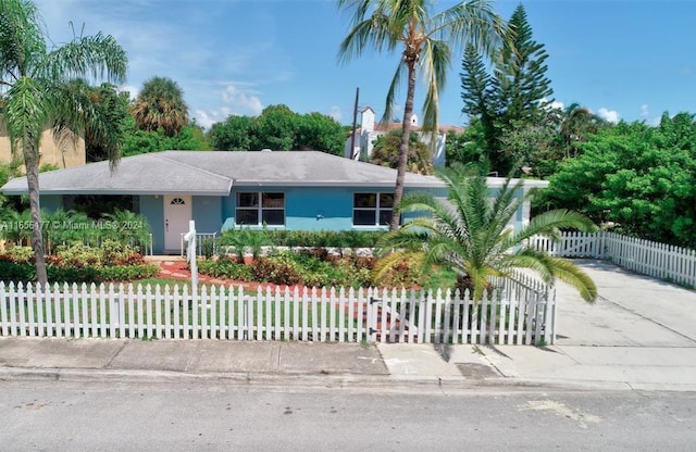 view of front of home