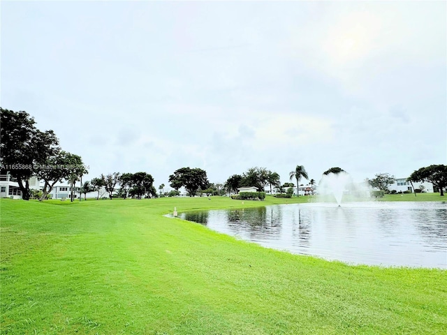 view of water feature