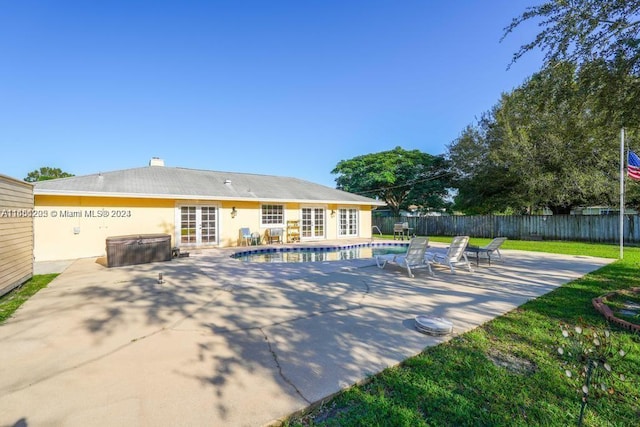 exterior space with a patio