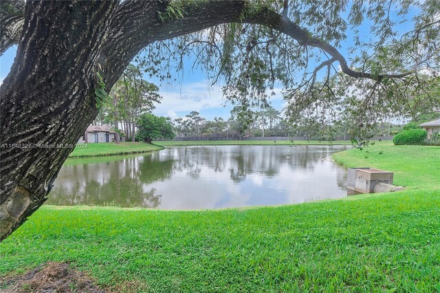 view of water feature