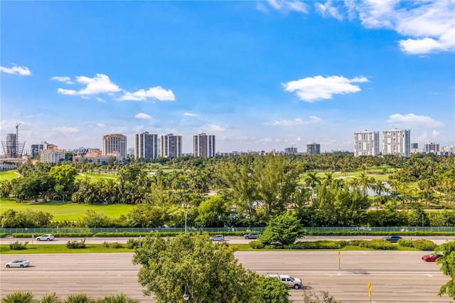 city view with view of golf course