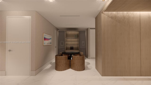 300 Biscayne Blvd Way Unit 3503, Miami, FL 33131 - hall featuring light marble finish flooring