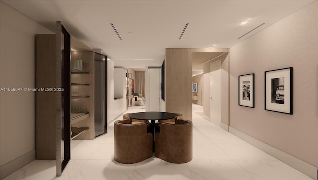 300 Biscayne Blvd Way Unit 3503, Miami, FL 33131 - hall featuring light marble finish flooring