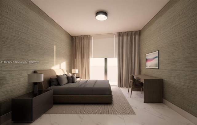 300 Biscayne Blvd Way Unit 3503, Miami, FL 33131 - bedroom with marble finish flooring