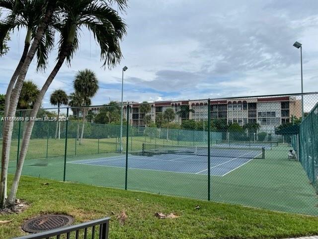 view of tennis court