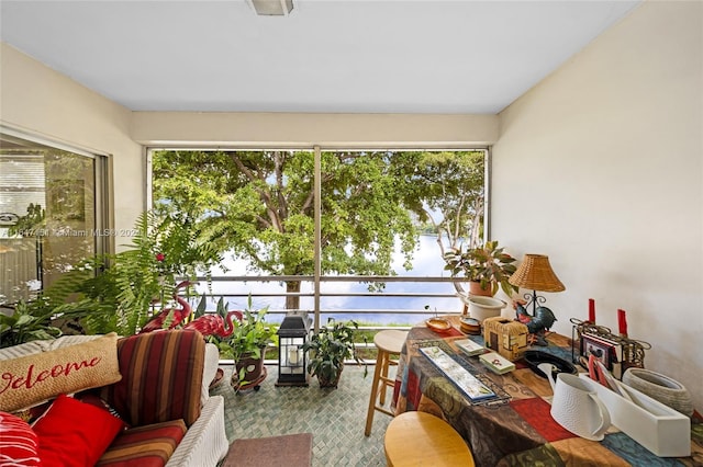 sunroom with a wealth of natural light