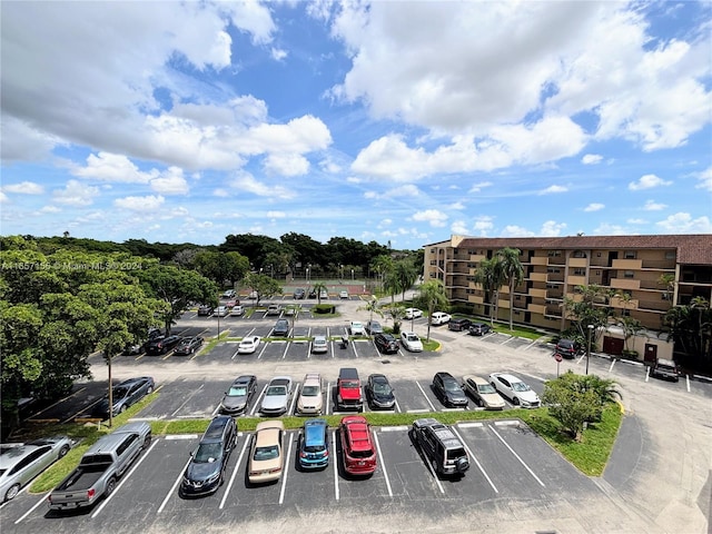 view of car parking