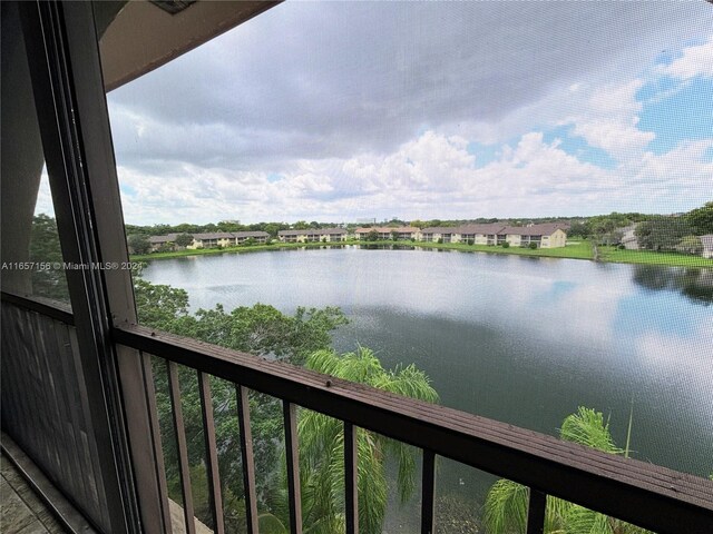 view of water feature