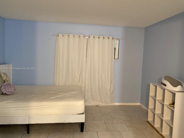 view of tiled bedroom