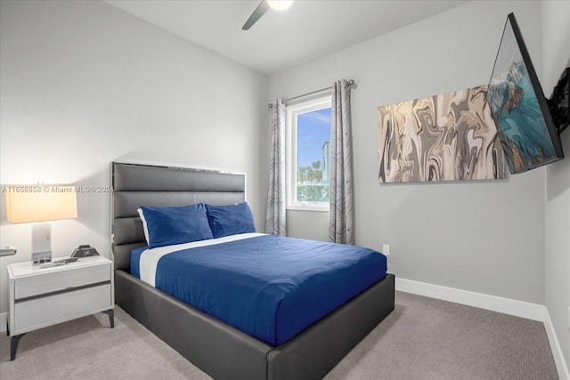 7740 Sandy Ridge Dr Unit 112, Kissimmee, FL 34747 - carpeted bedroom with baseboards and a ceiling fan