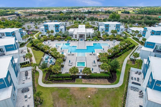 7740 Sandy Ridge Dr Unit 112, Kissimmee, FL 34747 - bird's eye view of a pool area