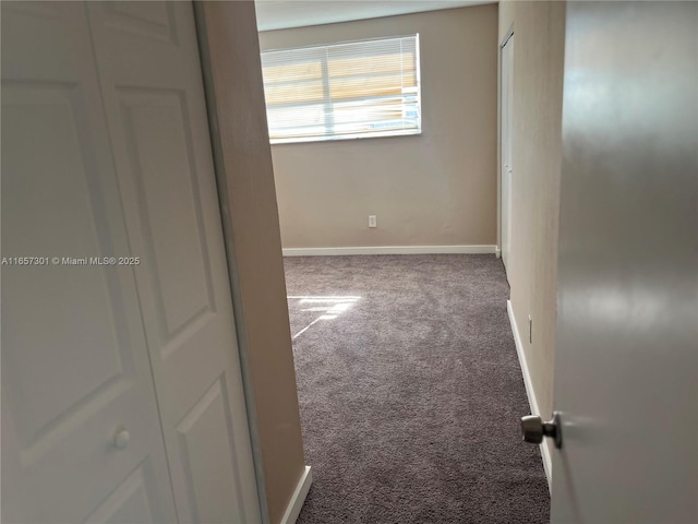 interior space featuring carpet flooring