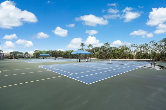 view of tennis court