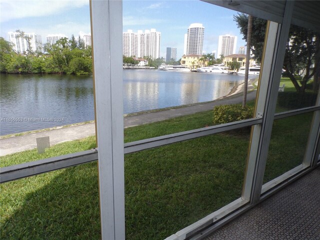 property view of water