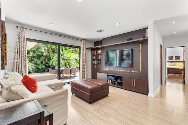 view of living room