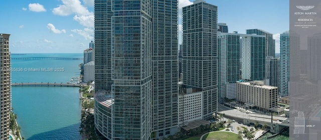 city view with a water view