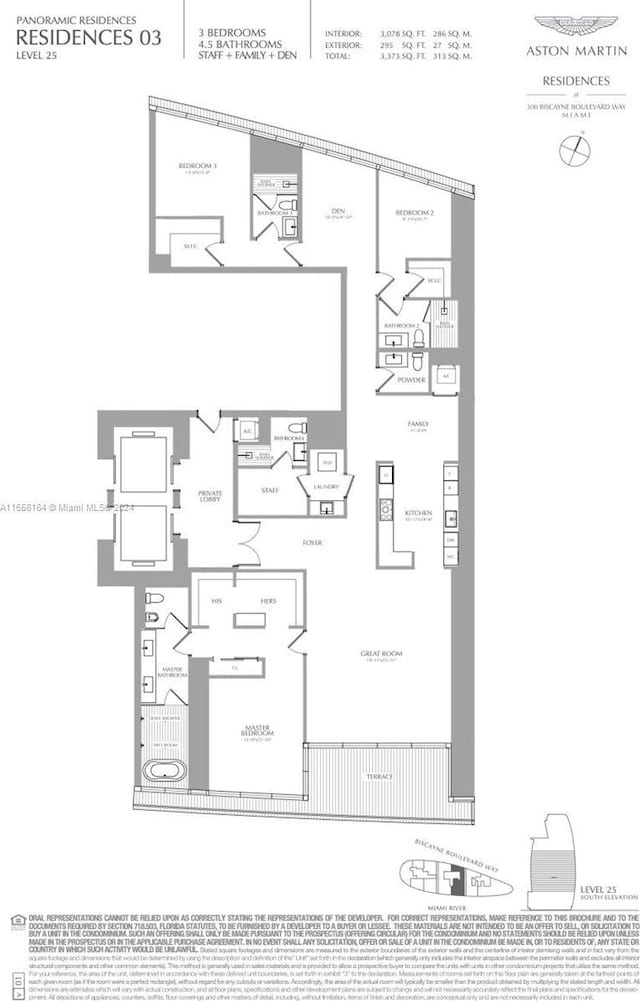 300 Biscayne Blvd Way Unit 2503, Miami, FL 33131 - room layout