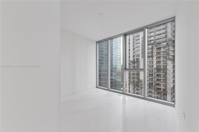 300 Biscayne Blvd Way Unit 2503, Miami, FL 33131 - unfurnished room with a wall of windows