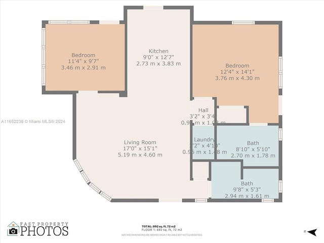 8109 Harding Ave, Miami Beach, FL 33141 - plan