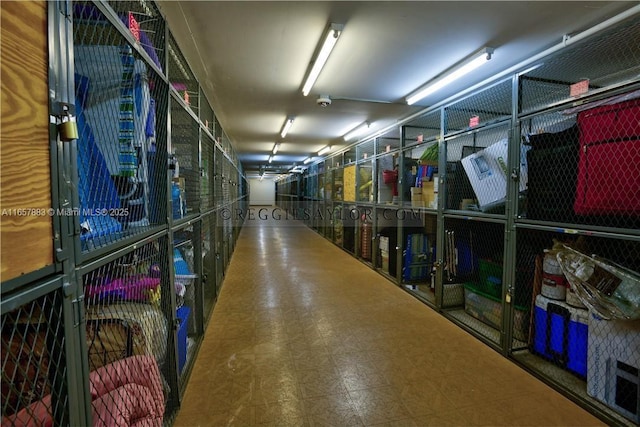 view of storage room