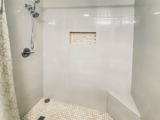 bathroom with walk in shower