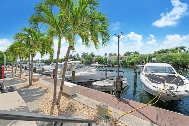 90 Edgewater Dr Unit 501, Coral Gables, FL 33133 - dock with a water view