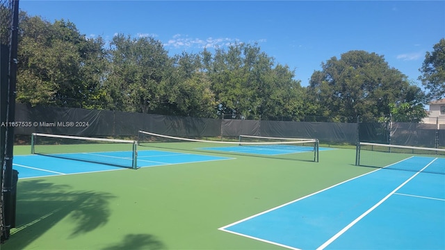 view of sport court