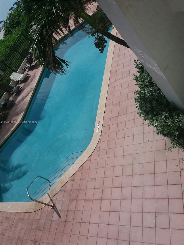 view of pool