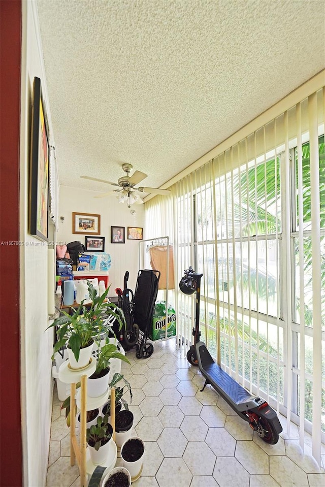 17560 Atlantic Blvd Unit 118, Sunny Isles Beach, FL 33160 - sunroom with ceiling fan
