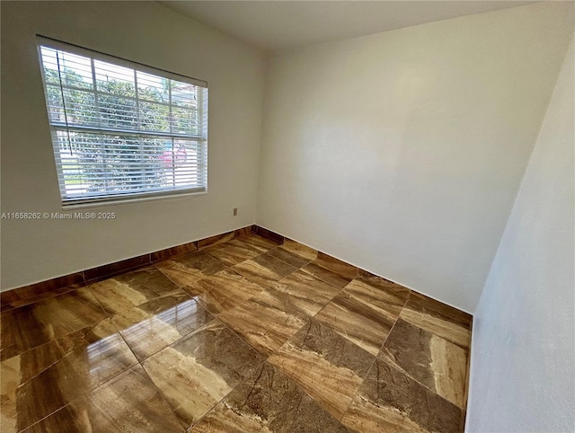 empty room with a wealth of natural light