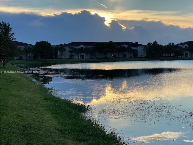 property view of water