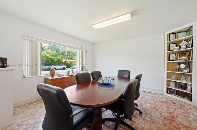 view of dining area