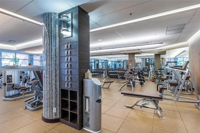 view of exercise room