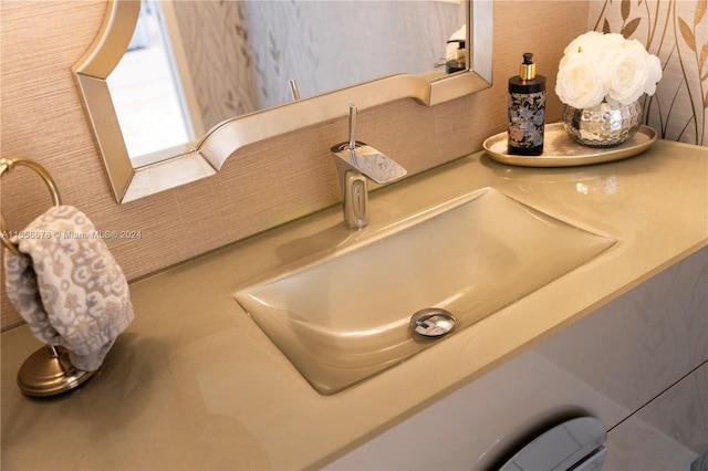 details with vanity