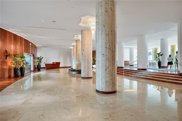 view of community lobby