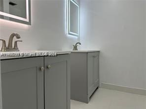 13499 Biscayne Blvd Unit 801, North Miami, FL 33181 - bathroom featuring double vanity