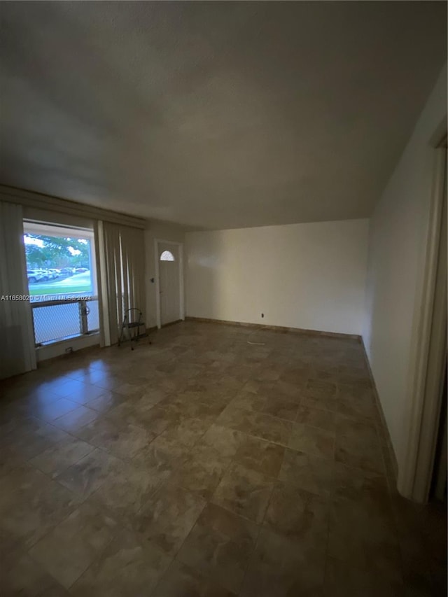 view of unfurnished living room