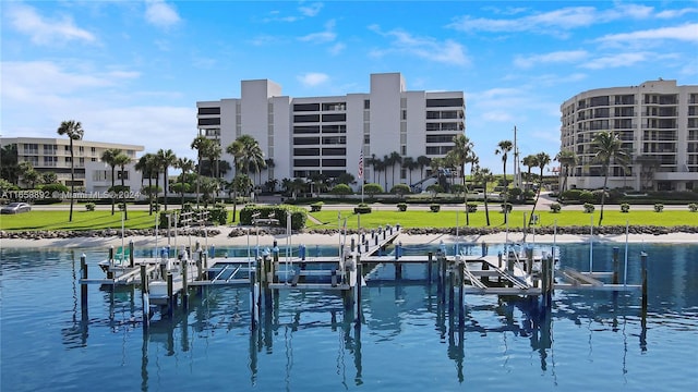 view of water feature