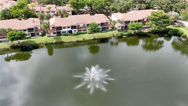 3507 Emerald Oaks Dr Unit 1804, Hollywood, FL 33021 - birds eye view of property with a residential view and a water view