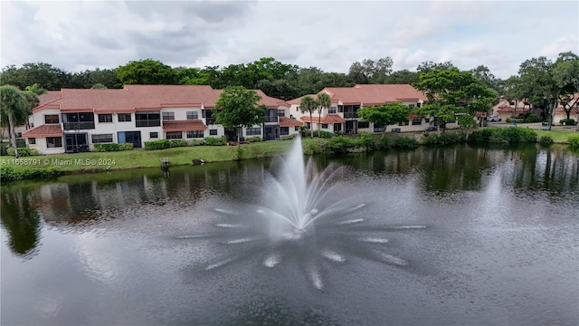 view of water feature